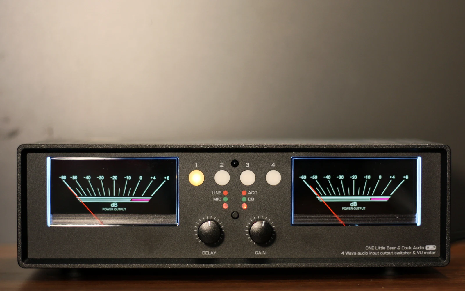 Douk Audio VUメーター デュアルアナログ ディスプレイ DB