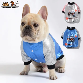 

SUPREPET Pet Dog Clothes Puppy Clothes for French Bulldog Shiny Warm Dog Coat Dog Jacket Winter Warm Dog Coat ropa para perro