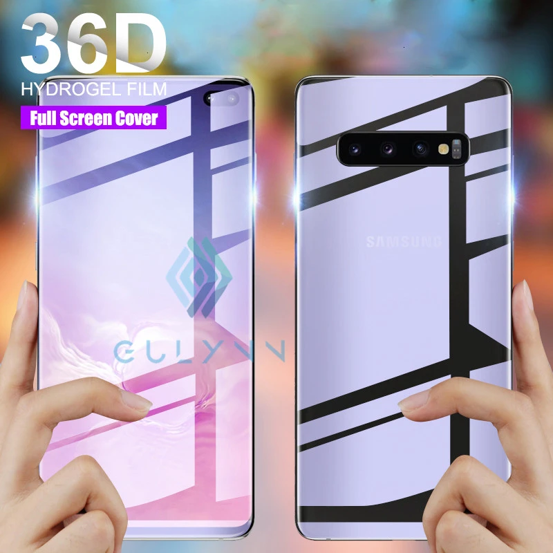 Передняя+ задняя 36D Гидрогелевая пленка для samsung Galaxy A30 A50 A70 M20 A20E A40 A20 Защитная пленка для S10 S9 S10E Plus