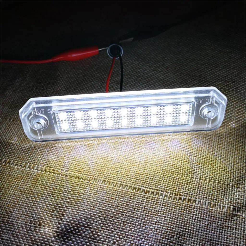 DWCX 2pcs светодиодный светильник номерного знака, пригодный для Honda Civic Del Sol Trunk 1993 1994 1995 1996 1997