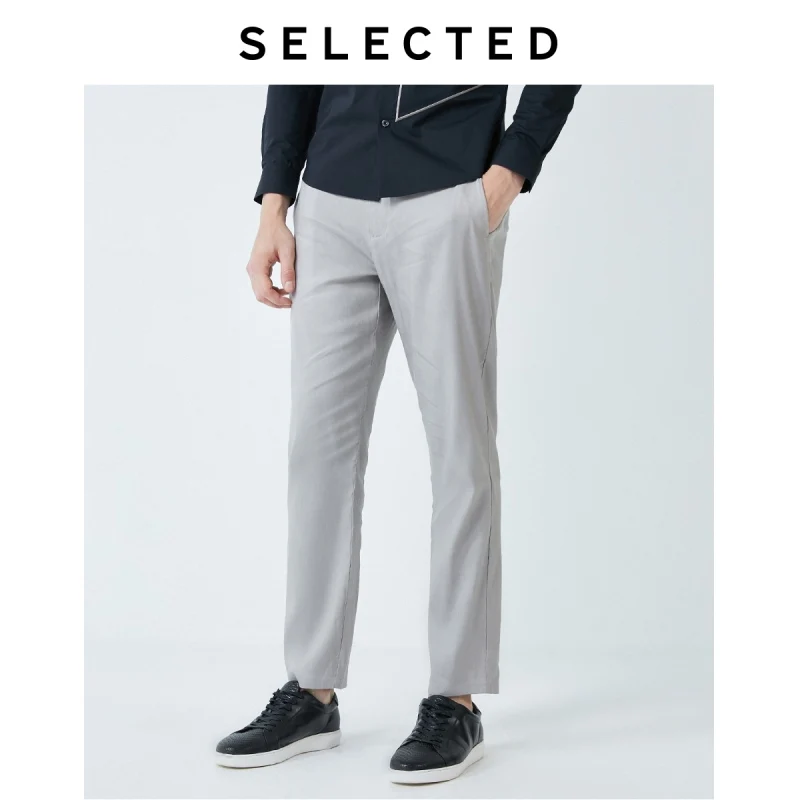 Мужские повседневные льняные брюки слегка тянущиеся прямые S | 419314565 Мужская