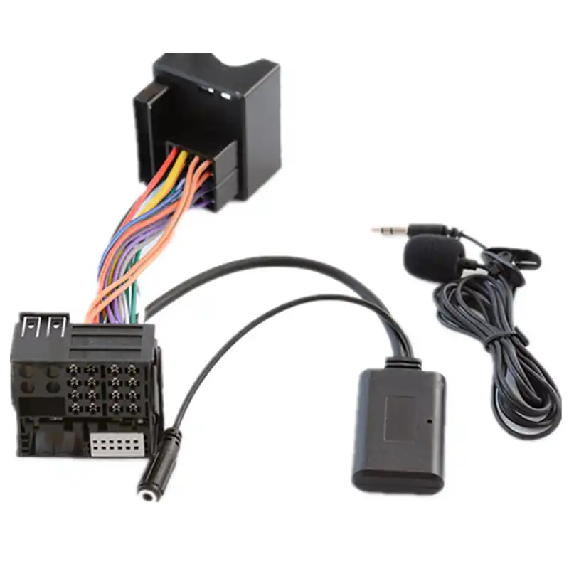 Avtomobilnyj Bluetooth Modul Aux Adapter Besprovodnaya Stereosistema Dlya Audi b7 Tts Tt A8 R8 A3 Nerazrushitelnaya Ustanovka Razem Mikrofona Kabeli Adaptery I Razemy Aliekspress