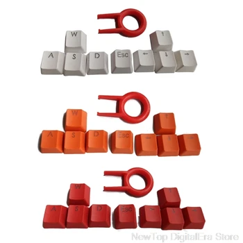

9 Keys PBT Backlit Keycaps WASD/ESC/Direction With Key Cap Puller For MX Switches Mechanical Keyboard S18 20 Dropshipping
