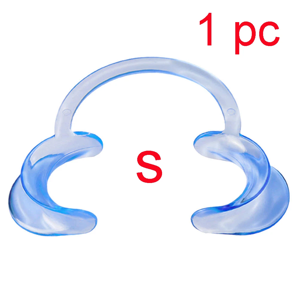 1 pc Blue S 10 шт. C Форма роторасширитель рот кляп стоматологические инструменты для щек втягиватель рта для губ роторасширитель для чистки стоматологические материалы - Цвет: 1 pc Blue S