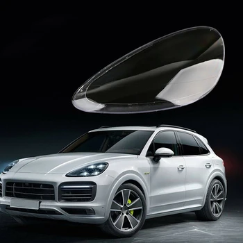

For-Porsche Cayenne 2011-2013 Headlight Shell Lamp Shade Transparent Lens Cover Headlight Glass Head Light Lamp Cover