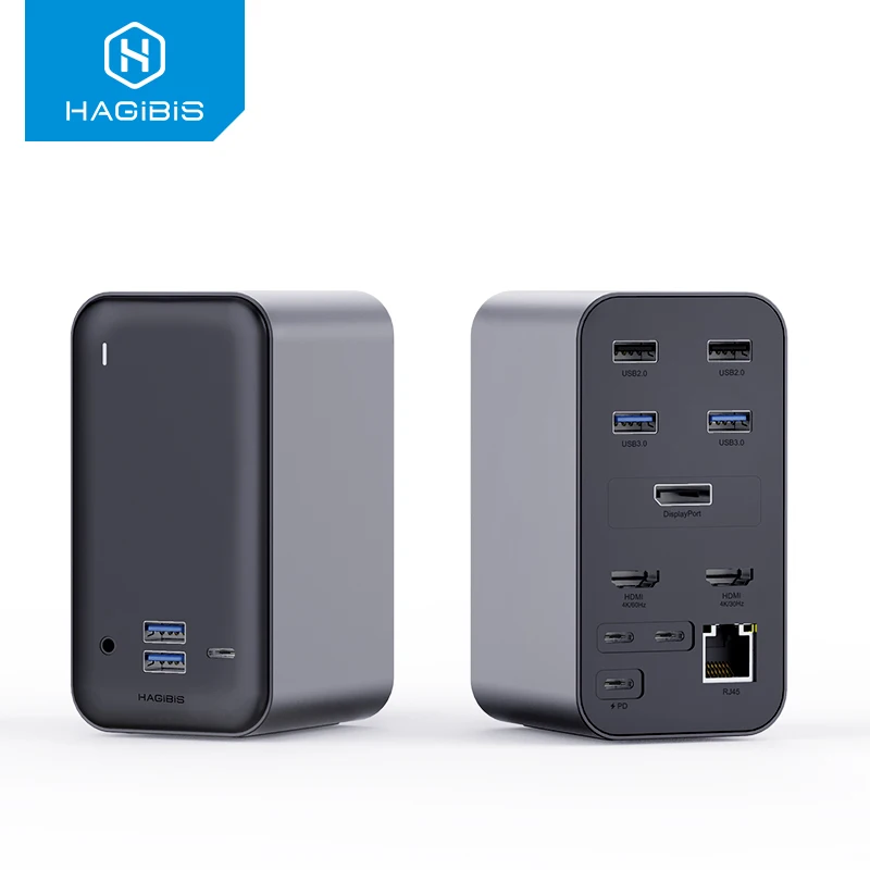 【新品】Hagibis IPSディスプレイ Docking Station Hagibis Mini Monitor USB-C Docking Station 3.5'' IPS Screen