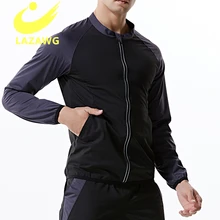 LAZAWG Men Sauna Sweat Tops Waist Trainer Corset Zipper Fitness Tank Top Slimming Body Shaper Compression Shirt Weight Loss Vest