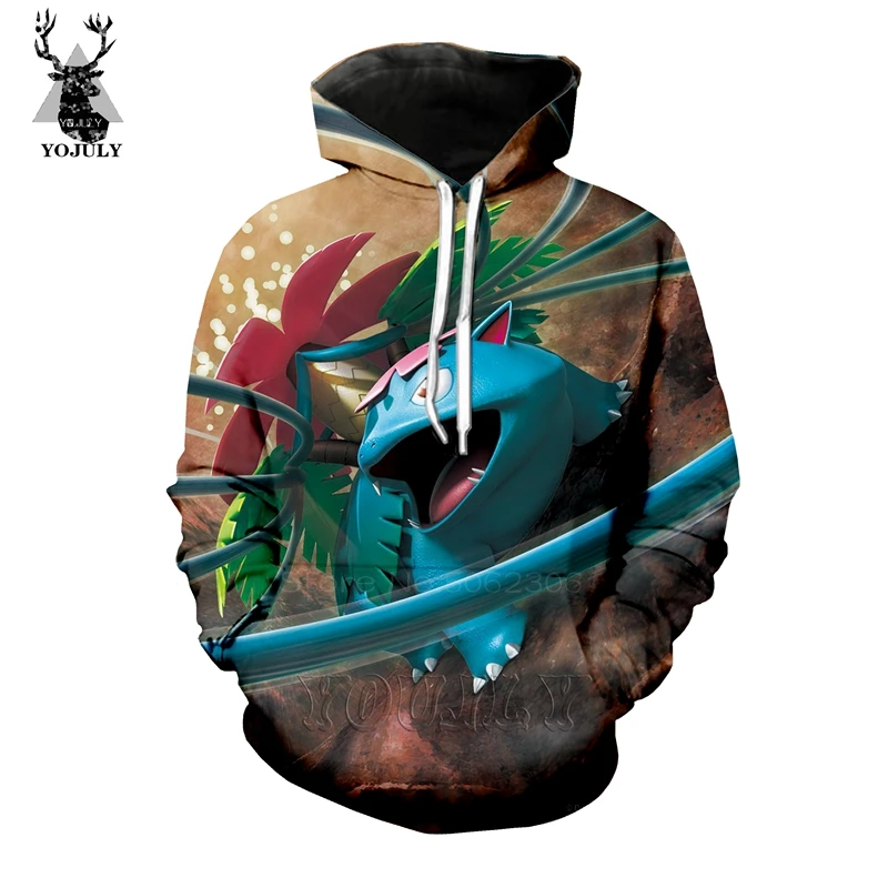 Покемон толстовки Мода off white Мужская толстовка 3d принт Аниме Пикачу топы хип хоп Уличная странные вещи пуловер 8