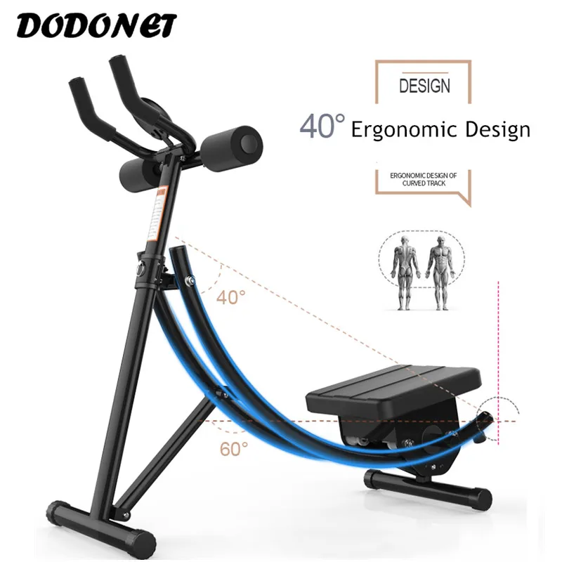US $125.90 Home Sit Up Abdominal Bench Fitness Board Ergonomic Design Foldable Machine Abdomen Muscle Training