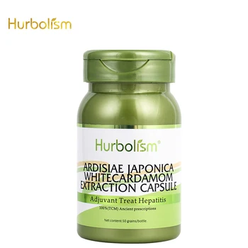 

Hurbolism Ardisiae Japonica White Cardamom Extraction Capsule, Adjuvant Treat Hepatitis, Plants Extract no side effect, 50pcs