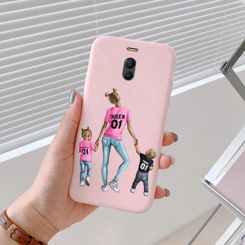 cases for meizu back For Meizu Note 3 5 6 Case Fashion Mother And Daughter Protective Shell Painted Soft Silicone Shockproof Phone Back Cover cases for meizu belt Cases For Meizu