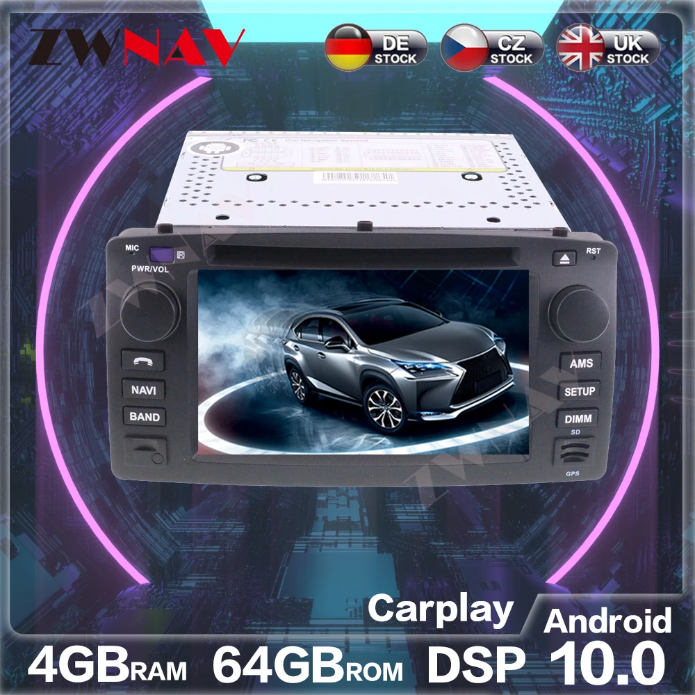 

PX6 IPS 4+64G Android 10.0 Car DVD Stereo Multimedia Head unit For Toyota corolla 2001-2006 Radio GPS Navi Audio BT Video stereo