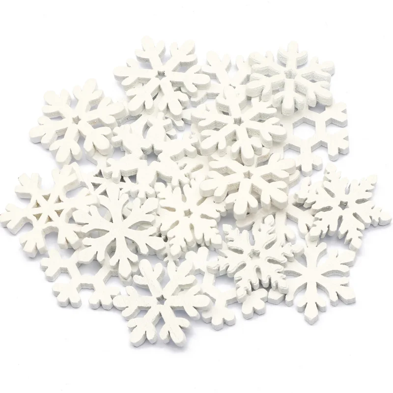 50pcs mini =Snowflake Snowflakes For Crafts Snowflakes Decorative