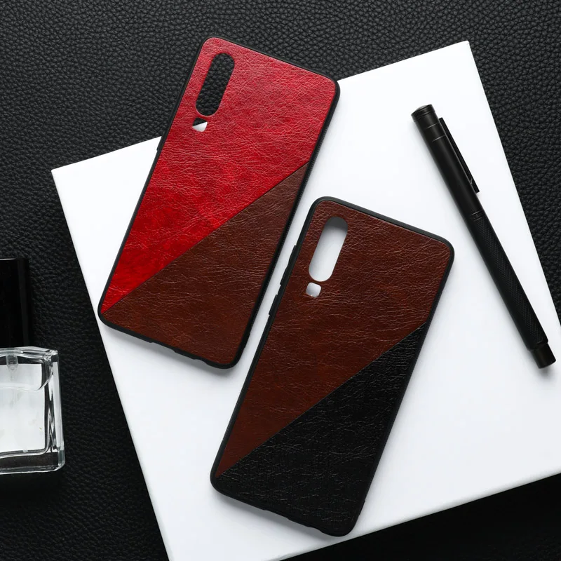 

For Huawei P20 P30 Pro P10 P8 Lite 2017 Plus Splicing Color Cover For Huawi P Smart Z Y7 Y9 2019 Y5 Y6 2018 Nova 5 4 3i 3 Coque