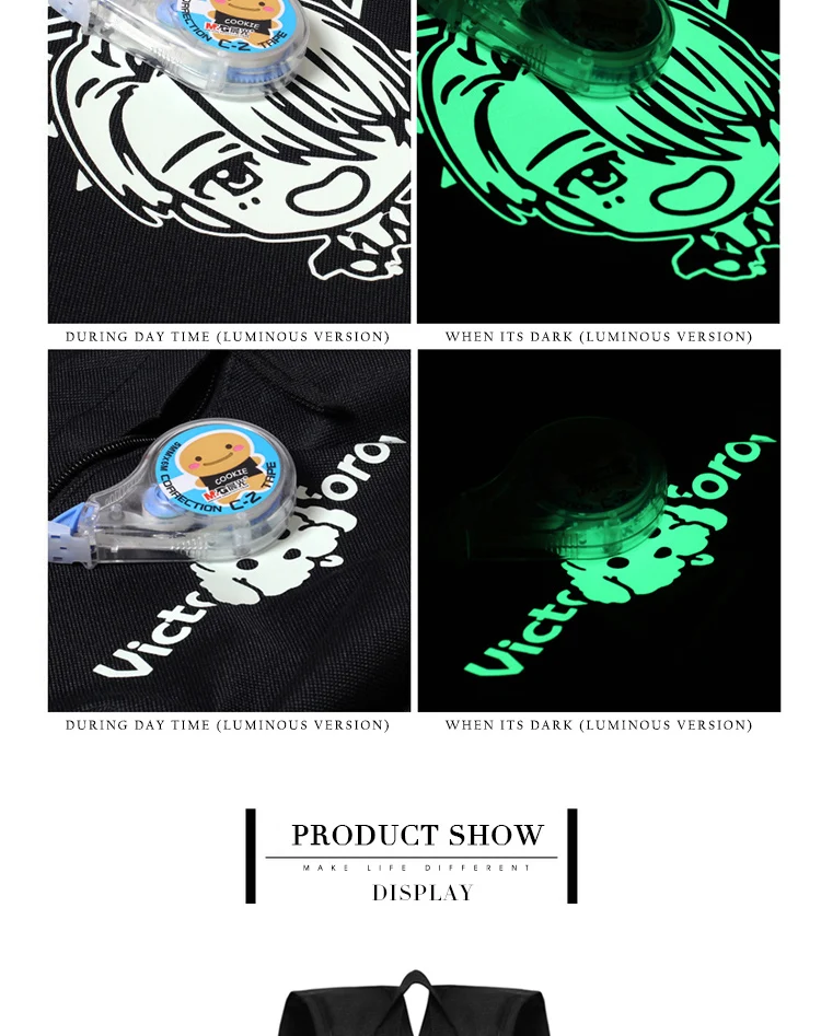 YURI on ICE Backpack Yuri Katsuki Victor Nikiforov Manga Design School Bag (4)