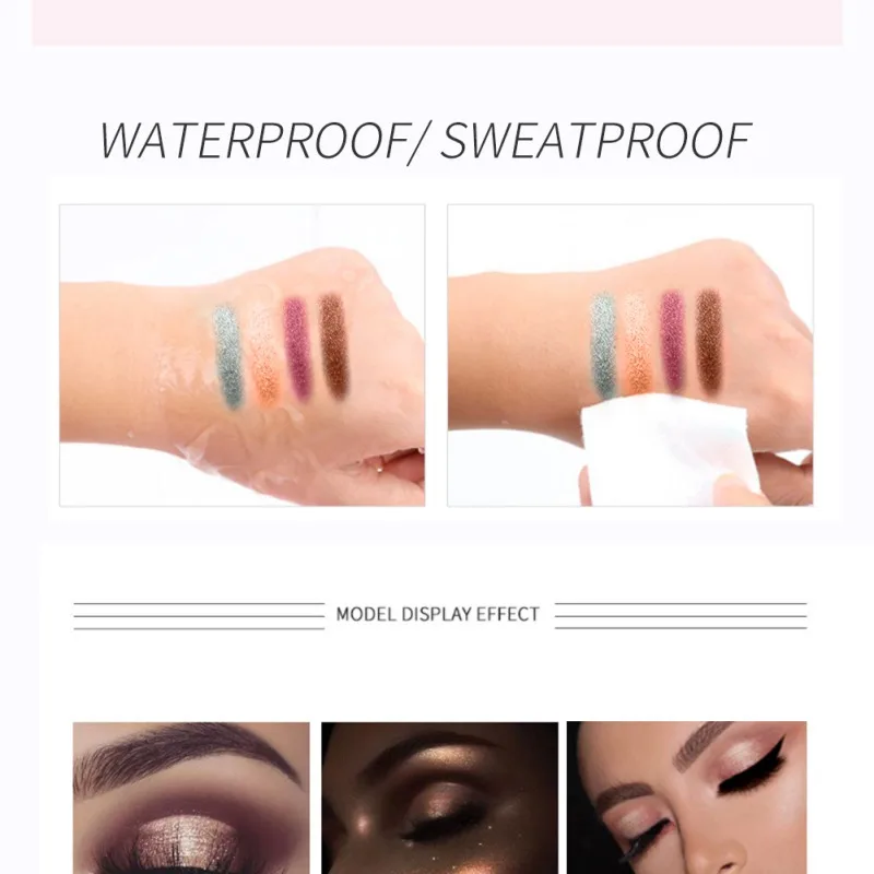 1Pcs Single Glitter Highlight Eyeshadow Palette Eye Jelly Pigment Glitter Shimmer Pallete Makeup Affordable Personality Fashion