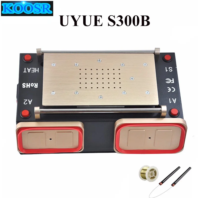 UYUE S300B 3 в 1 a-рамка сепаратор машина рамка средняя рамка, станок-сепаратор встроенный вакуум для samsung lcd ремонт - Цвет: A