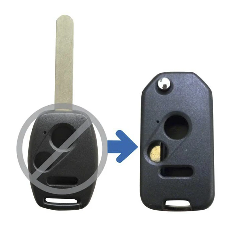 Модифицированный откидной складной чехол OkeyTech для автомобильного ключа Honda Accord