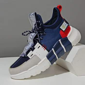 

Men Fashion Sneakers New Trend Luxury Jogging Shoes Men Casual Shoes Breathable Fitness Shoes Men Vulcanize Shoes Hot Sale Shoes