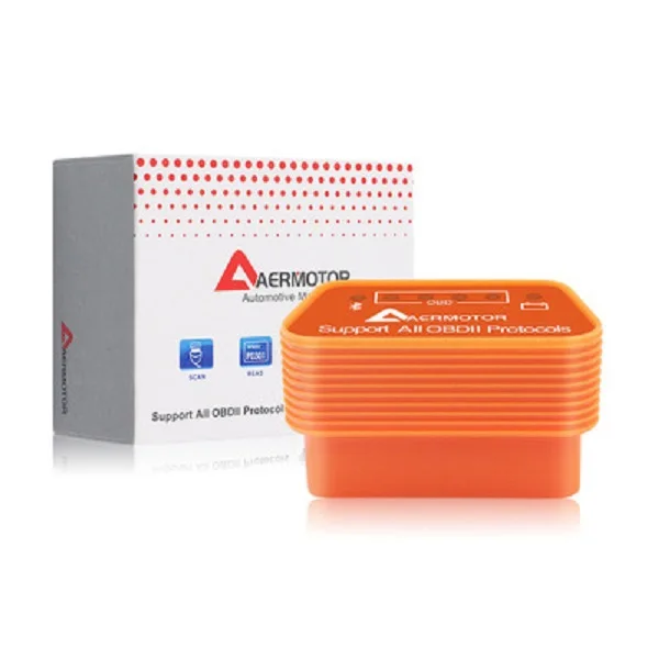 ELM327 Bluetooth 4.0 WIFI OBD2 Scanner Instrument Car Detector Compatible With Android& IOS Automobile Diagnostic Detector - Цвет: Orange