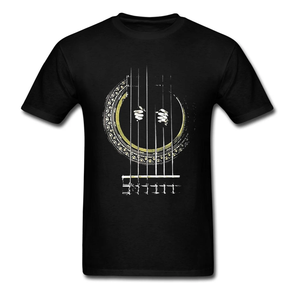 Large Size T-Shirt Guitar Men Player Rock Music Fashion T Shirts Youth Cotton Short Sleeve Roll Bass Shirt Classical Tee | Мужская