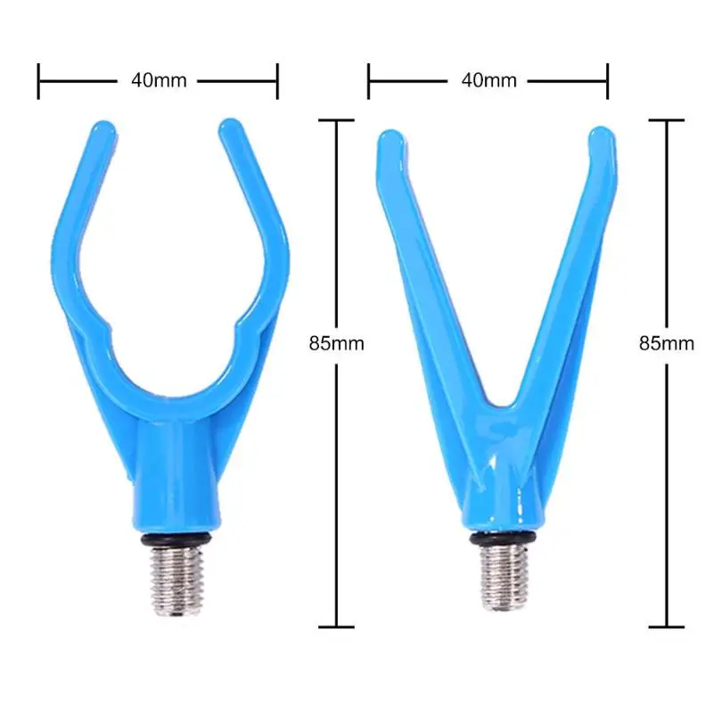 Пластиковые Держатели для удочек для ловли карпа U/V Форма головки ручки Поддержка Стенд Новинка
