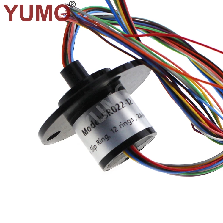 

YUMO SR022-12 dia 22mm 12rings 2A electrical contacts Capsule slip ring