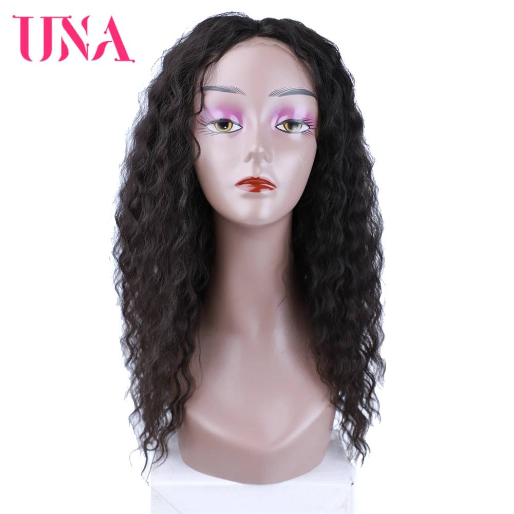 Synthetic Blend Wigs UNA Lace Part Wig 18Inch for Women