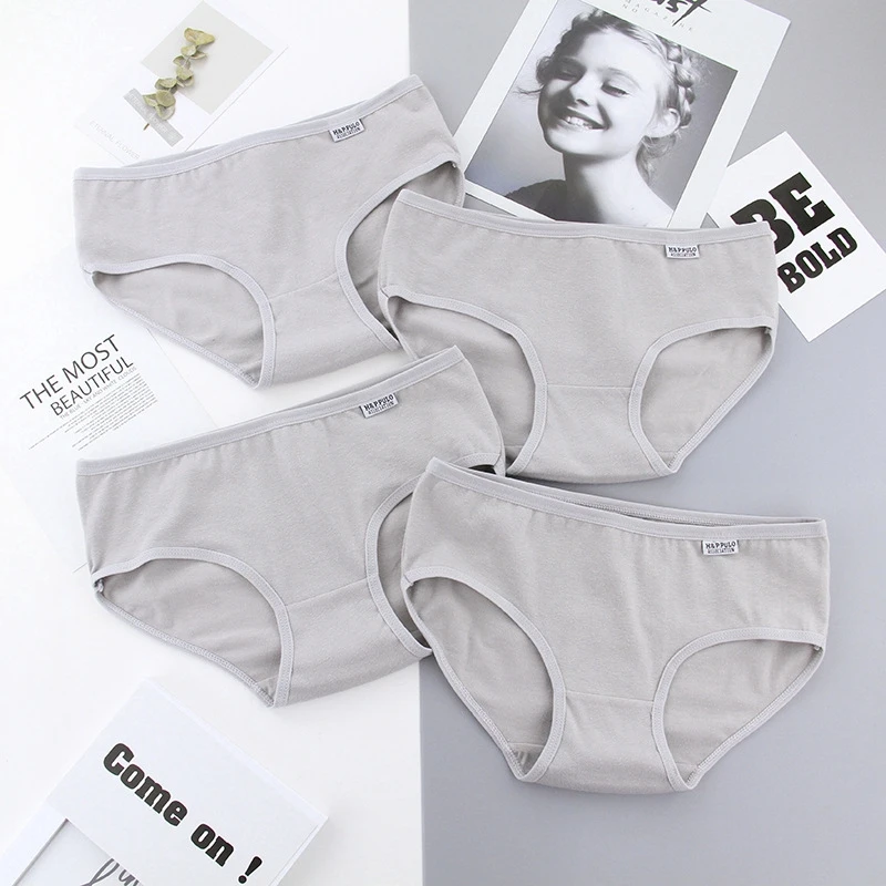 5 pieces ladies underwear cotton low waist cotton hip comfortable underpant Female Panties Panty