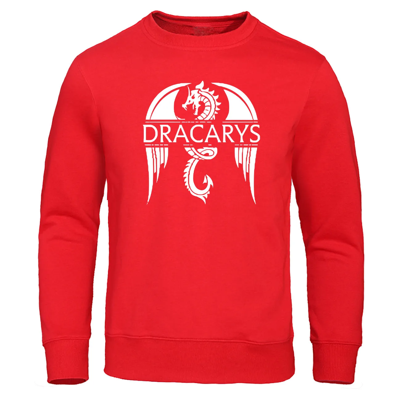 Dracarys/мужская толстовка с капюшоном «Игра престолов»; толстовки с капюшоном; Мужская модная Толстовка в стиле Харадзюку; толстовка унисекс; повседневные осенние пуловеры - Цвет: red 5