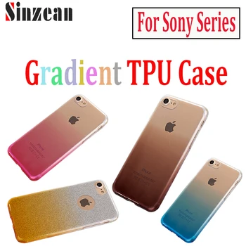 

50pcs For Sony XZ4 Compact/XZ3/XZ2 Premium/XA1/XA2/XA3 Ultra/XP/XZP/XZ1C/XP Gradient TPU Colorful Bling Power Silicone Case