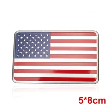 

1x US American Flag 3D Car Sticker Styling Racing Auto Decor Decal Badge Emblem Self-adhesive Aluminium Car Accessories