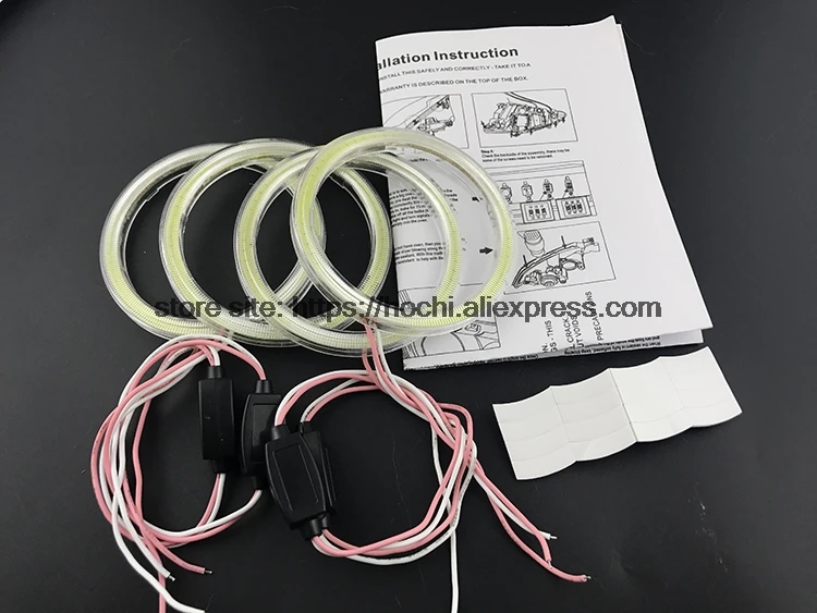 Для Chevrolet Corvette 6 generation C6 2005-2013 COB Led дневной свет Белый Halo Cob Led angel eyes кольцо без ошибок ультра яркий