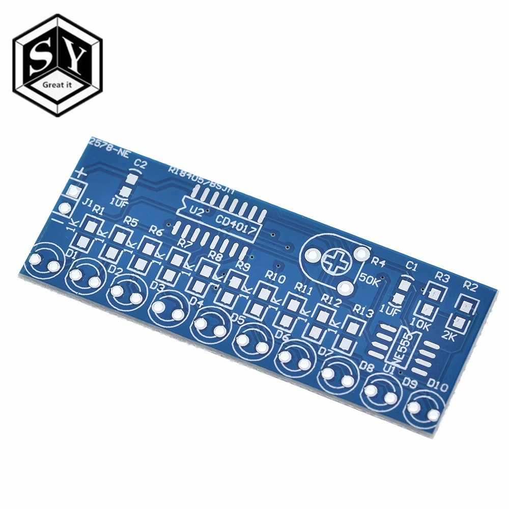 1 шт. светодиодный светильник отличного качества IT NE555 + CD4017|dc-dc step down|dc-dc uppower module |