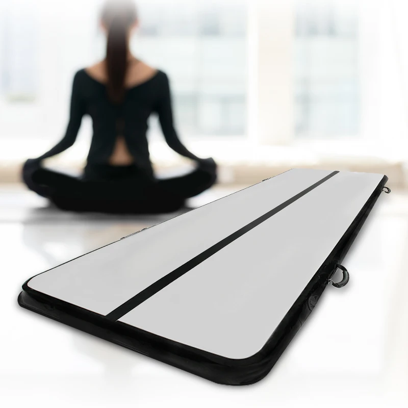 HIBADOU 6m,7m,8m Inflatable Air Track Tumbling Mat Gym AirTrack For Track Air Inflatable Mat for Gymnastics Training