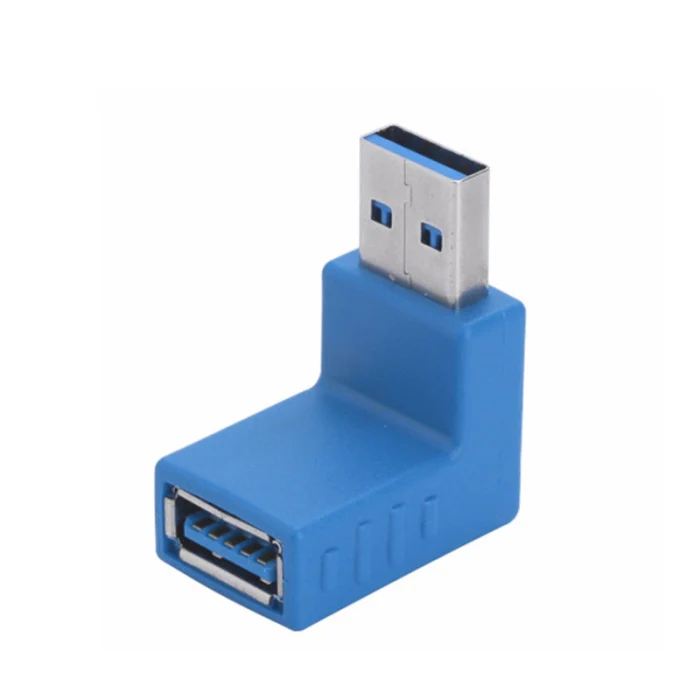 5 шт. тип A USB 3,0 90 градусов прямоугольный Соединительный сетевой переходник OD889