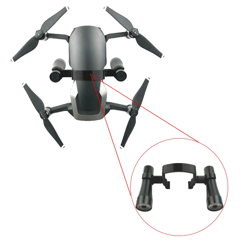 For DJI Mavic Air Drone Night Flight Navigation Light Night Flying Signal Lamp LED Flash Lights Searchlight Bracket Accessories