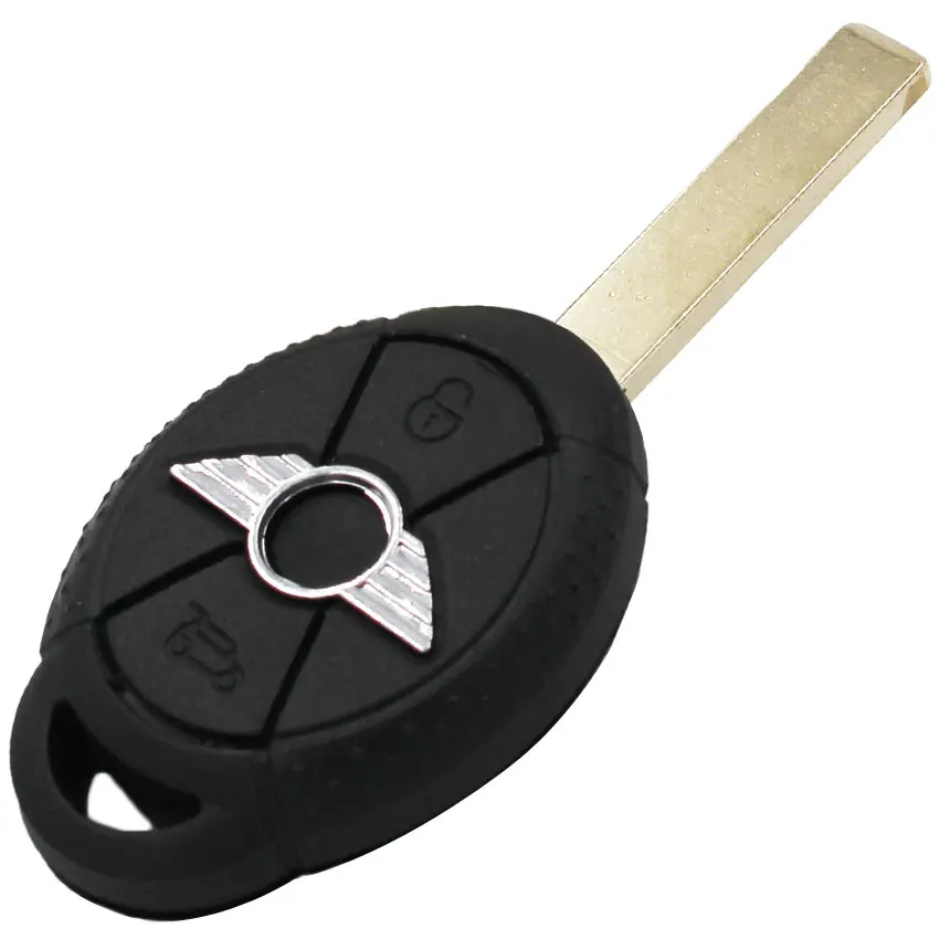 Car Key Shell 3 Button Replacement Shell Remote Key Case Fob for BMW Mini Cooper Uncut Blade
