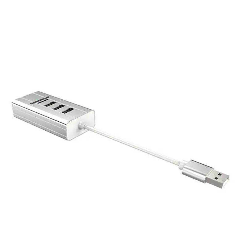 Type C usb хаб внешняя звуковая карта AUX Mic гарнитура TF SD адаптер для ноутбука