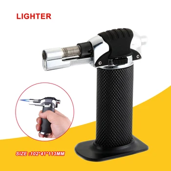 

Outdoor Windproof Refillable Butane Baking Flame Welding Torch Jet Lighter 3
