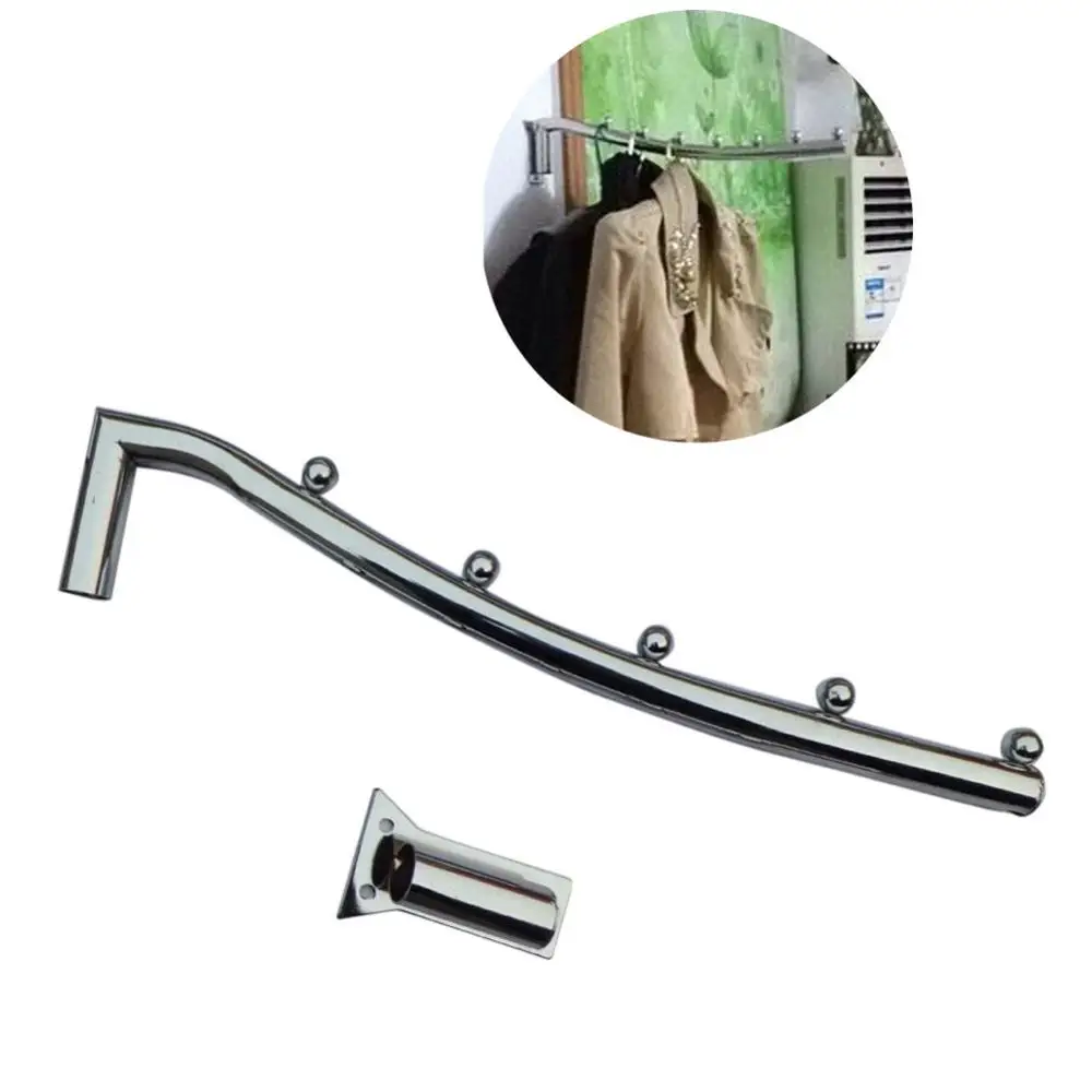 38CM Hanger ZKNOC вешалка для одежды КРЮЧОК настенное крепление Поворотный рычаг из нержавеющей стали пальто Одежда сушилка держатель Вешалка 6 колышков рука мяч держатель - Цвет: 38CM Hanger