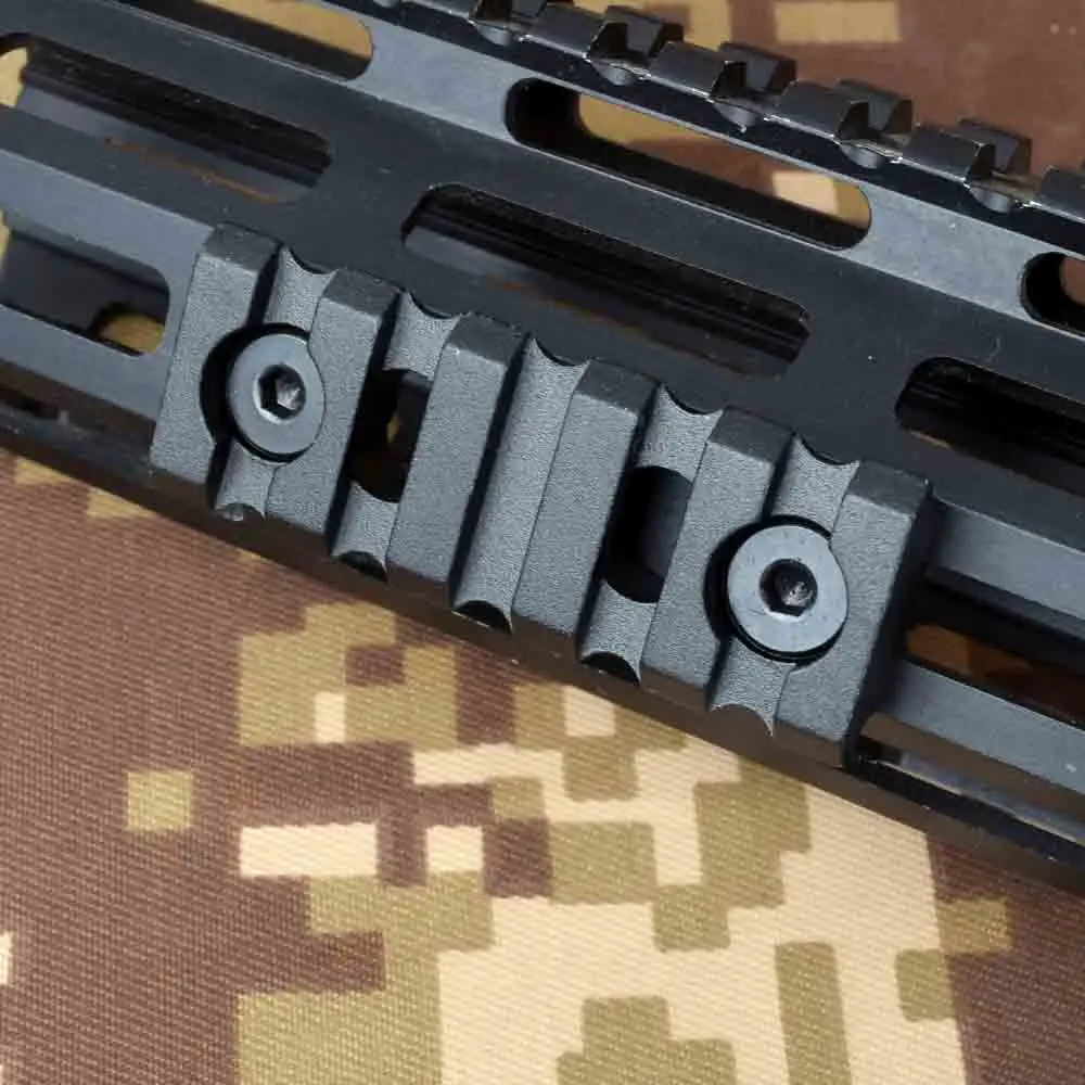 MLOK рельсовая секция Пикатинни для MLOK Handguard крепление рельса Sytstem 5 слотов