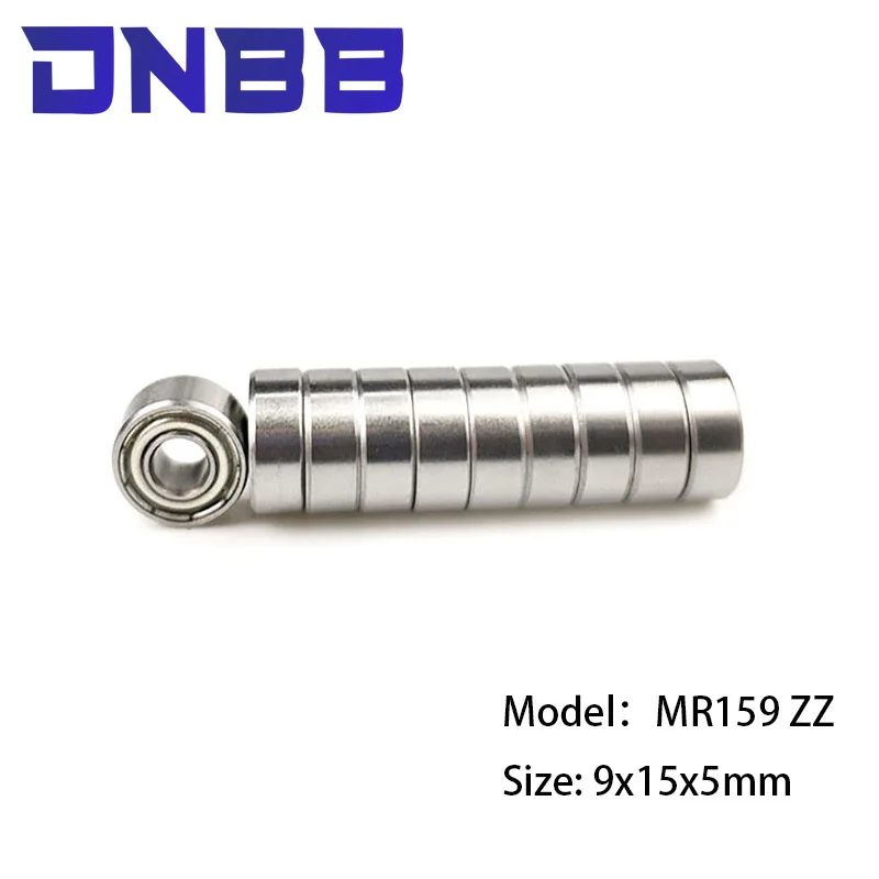 10 Cuscinetti A Sfera ABEC-1 MR104 ZZ – 4x10x4 Mm, Miniatura, Acciaio Cromato