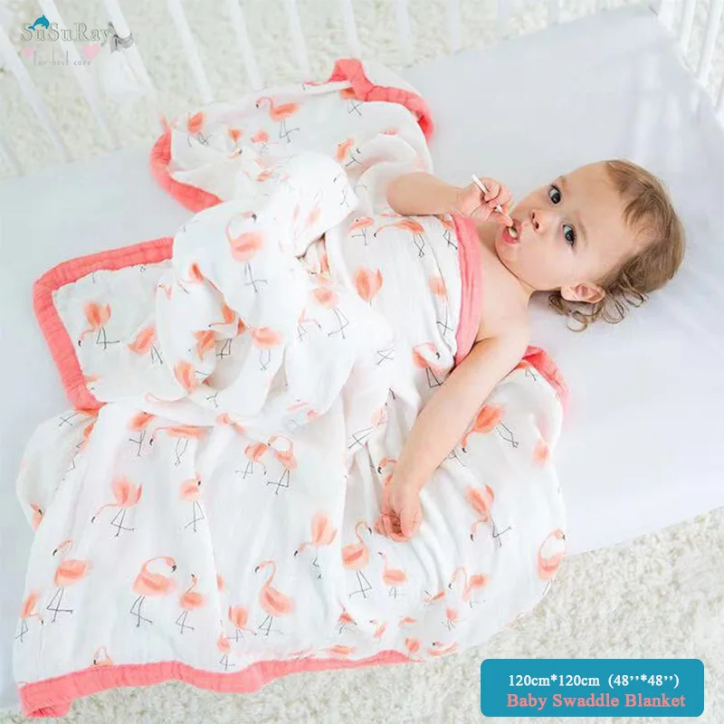 Детская муслиновая пеленка Одеяло Унисекс одеяло для новорожденных очень мягкий детский пеленки-одеяла одеяло для мальчиков и девочек 48