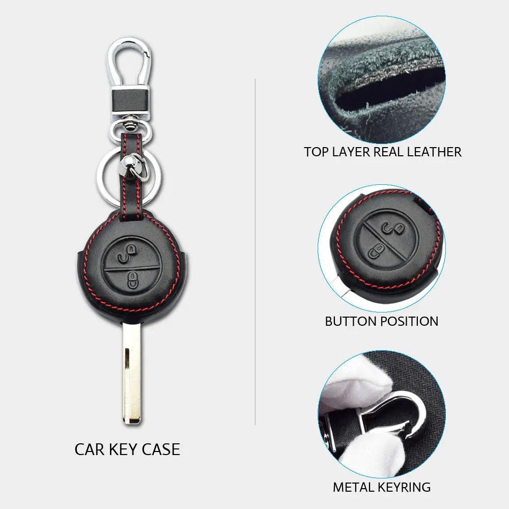 Auto Sleutelhanger Voor Mitsubishi Outlander PHEV 2016-2025, Autosleutelhangers Riem Draaibaar Draaibaar Anti-Verlies Kettinghouder Mode Decoratie Accessoires,A/Black
