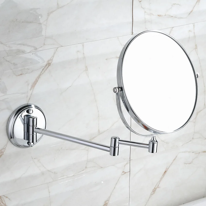 

Vidric Wall-mounted bath Lyle 8 inch cosmetic telescopic folding mirror enlarged wall-sided copper wall stickers
