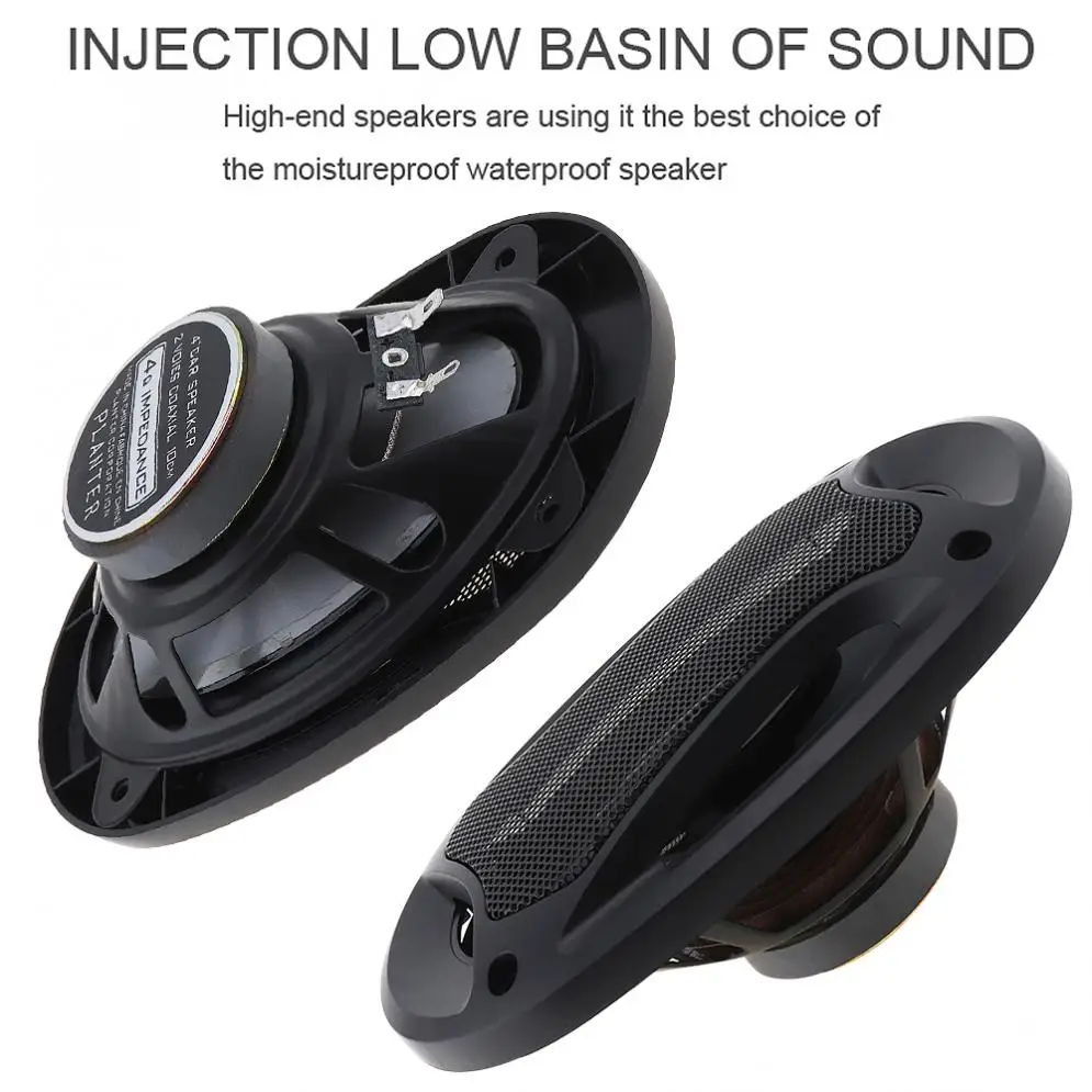 TS-A4673R 2pcs 4*6 Inch Car HiFi Coaxial Speaker Vehicle Door Auto Audio Music Stereo Full Range Frequency Speakers for Cars