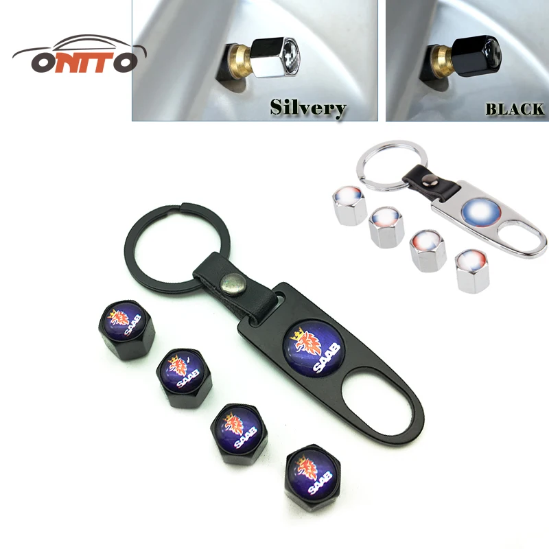 

Car-Styling Metal saab Logo Emblem wheel valve cap Car Side rim covers Nuts & Bolts for Saab 9-3 9-5 9-2x 9-5x