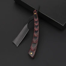 2021 New Stainless Steel Black Men'S Razor Barbershop Manual Folding Beard Razor