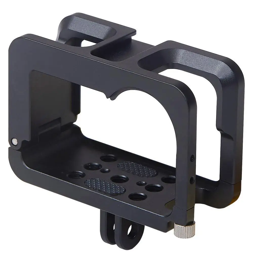 Vlogging чехол с металлической клеткой для Dji Osmo Action Vlog чехол с холодным башмаком для микрофона светодиодный светильник
